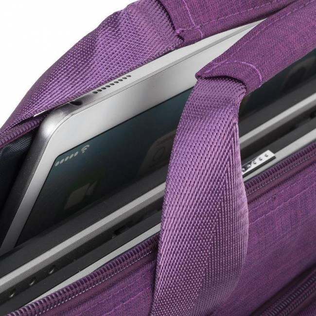 Сумка для ноутбука 15.6" Riva 8335 PURPLE — для бизнеса и офиса Сумка для ноутбука 15.6" Riva 8335 PURPLE — для бизнеса и офиса