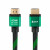 Greenconnect Кабель 1.0m HDMI версия 2.0, HDR 4:2:2, Ultra HD, 4K 60 fps 60Hz/5K*30Hz, 3D, AUDIO, 18.0 Гбит/с, 28/28 AWG, OD7.3mm, тройной экран, BICOLOR нейлон, AL корпус зеленый, GCR-51485 Greenconnect HDMI (m) - HDMI (m) 1м