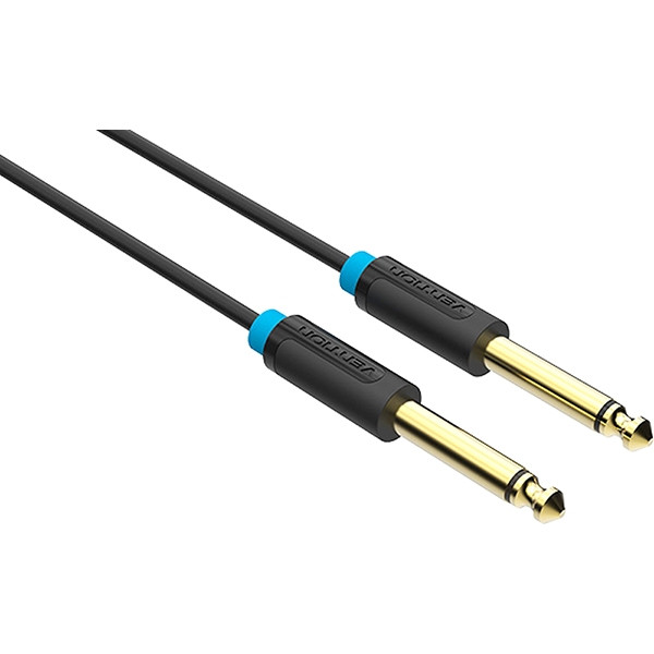 Кабель Vention аудио Jack 6,35 mm M/6.35 M - 3 м Кабель Vention jack 6.35 mm(m)/jack 6.35 mm(m) - 3 м (BAABI)
