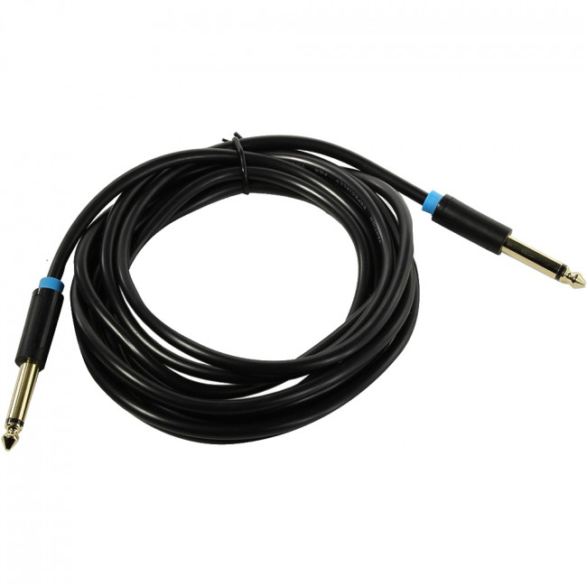 Кабель Vention аудио Jack 6,35 mm M/6.35 M - 3 м Кабель Vention jack 6.35 mm(m)/jack 6.35 mm(m) - 3 м (BAABI)