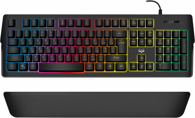 Игровая клавиатура SVEN KB-G9400 (104кл, ПО, RGB-подсветка) Sven KB-G9400 — для бизнеса и офиса