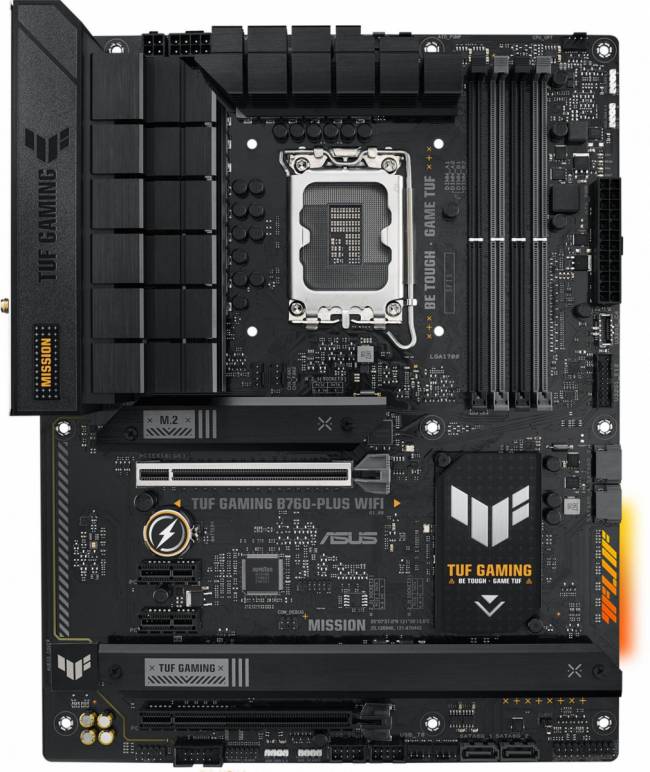 Материнская плата ASUS TUF GAMING B760-PLUS WIFI — для бизнеса и офиса
