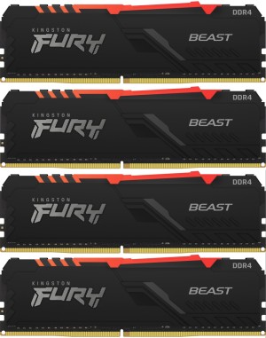 Память оперативная Kingston FURY Beast RGB KF432C16BBAK4/32
