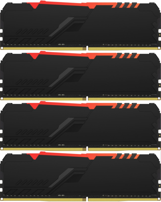Память оперативная Kingston FURY Beast RGB KF432C16BBAK4/32 — для бизнеса и офиса