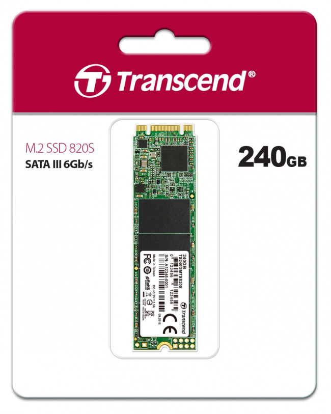 Твердотельный накопитель Transcend MTS820S TS240GMTS820S