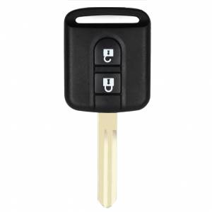 Корпус ключа NISSAN 2 кнопки DAT-15 NSN14, с лого