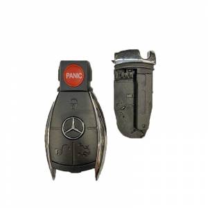 Корпус смарт ключа MERCEDES-BENZ 3+1кнопки + вставка HU64