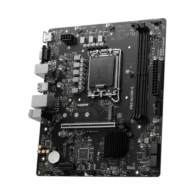 Материнская плата MSI PRO H610M-E Материнская плата MSI PRO H610M-E