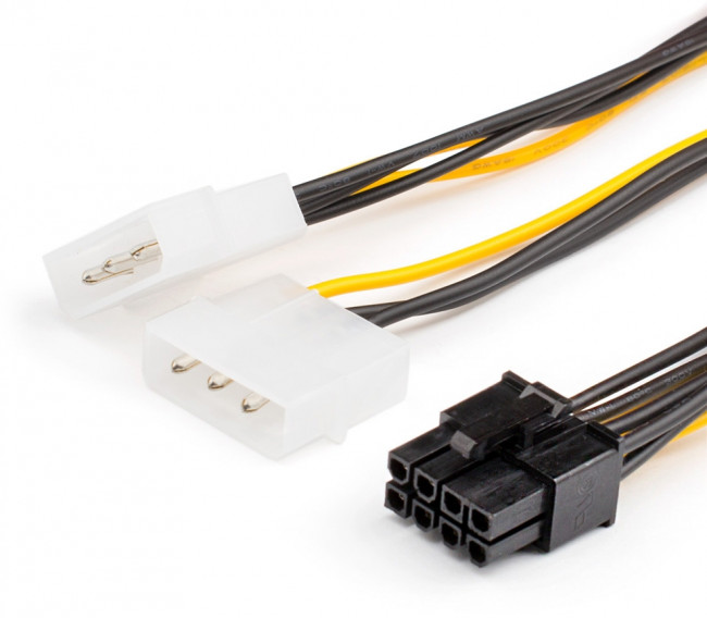 Кабель (Video power) 8 pin to 2 molex ATcom 8-pin - 2 x Molex — для бизнеса и офиса