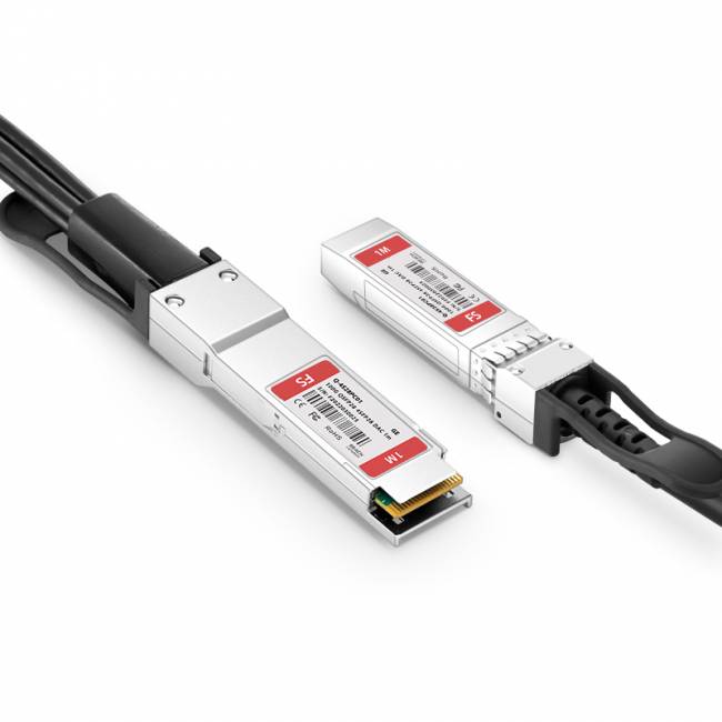 Твинаксиальный медный кабель FS Q-4S28PC01 — для бизнеса и офиса Твинаксиальный медный кабель FS Q-4S28PC01 — для бизнеса и офиса