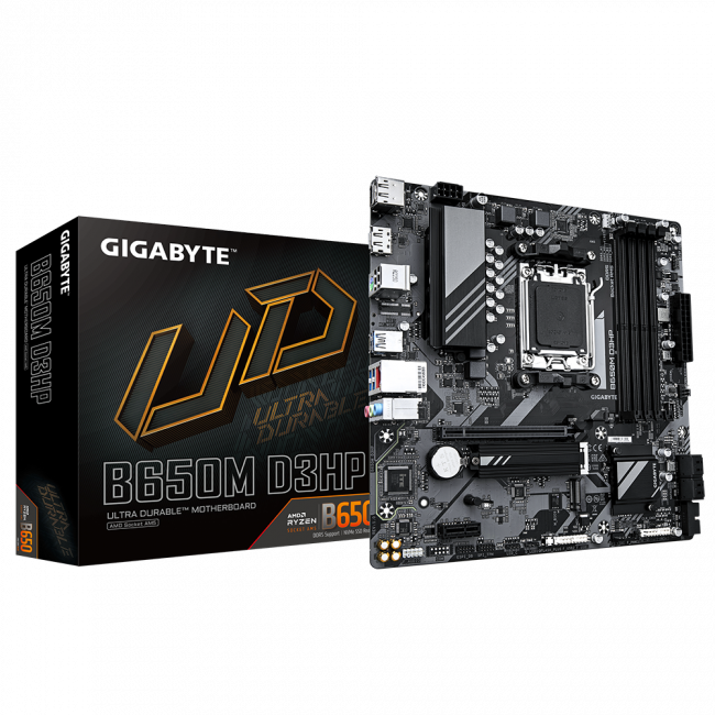 Материнская плата Gigabyte B650M D3HP — для бизнеса и офиса