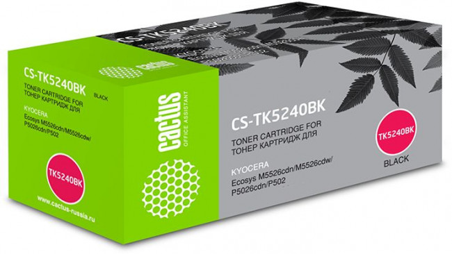 - Cactus CS-TK5240BK — для бизнеса и офиса - Cactus CS-TK5240BK — для бизнеса и офиса