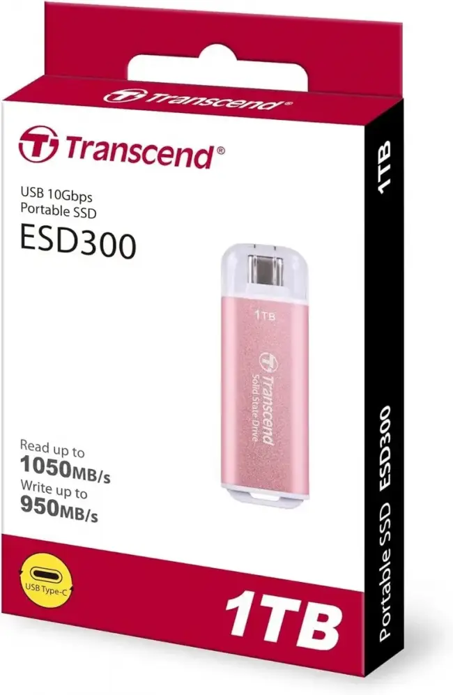 Флеш-накопитель Transcend TS1TESD300P — для бизнеса и офиса Флеш-накопитель Transcend TS1TESD300P — для бизнеса и офиса