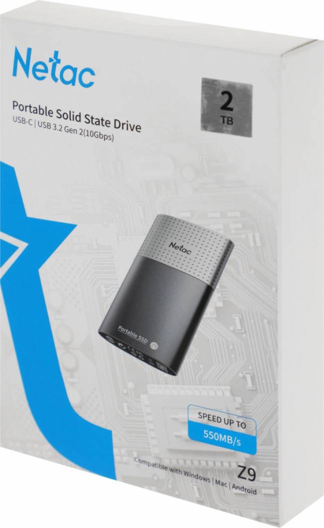 Накопитель SSD Netac NT01Z9-002T-32BK — для бизнеса и офиса