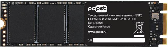 Накопитель SSD PC PET PCPS256G1 — для бизнеса и офиса