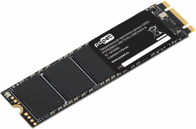 Накопитель SSD PC PET PCPS256G1 — для бизнеса и офиса