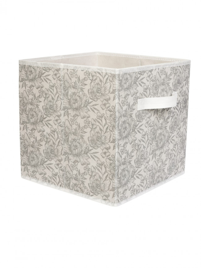 Короб для хранения Короб для хранения Grey Flower 30х30х30