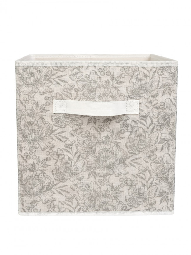 Короб для хранения Короб для хранения Grey Flower 30х30х30