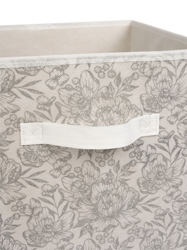 Короб для хранения Короб для хранения Grey Flower 30х30х30