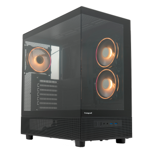 Корпус без блока питания HSPD F710-TGBK-ARGB