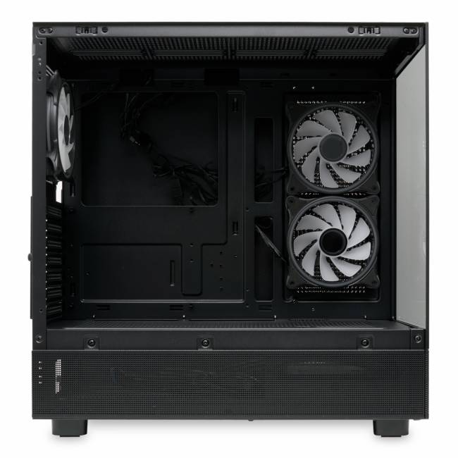 Корпус без блока питания HSPD F710-TGBK-ARGB — для бизнеса и офиса