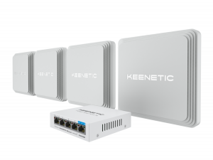 Маршрутизатор Keenetic Keenetic Orbiter Pro 4-Pack + PoE+ switch 5 bundle Маршрутизатор Keenetic Keenetic Orbiter Pro 4-Pack + PoE+ switch 5 bundle