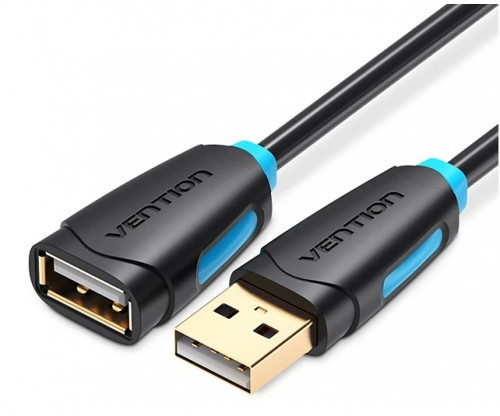 Кабель-удлинитель Vention USB 2.0 AM/AF - 3м Черный Vention USB 2.0 Type-AM - USB 2.0 Type-AF 3м — для бизнеса и офиса Кабель-удлинитель Vention USB 2.0 AM/AF - 3м Черный Vention USB 2.0 Type-AM - USB 2.0 Type-AF 3м — для бизнеса и офиса