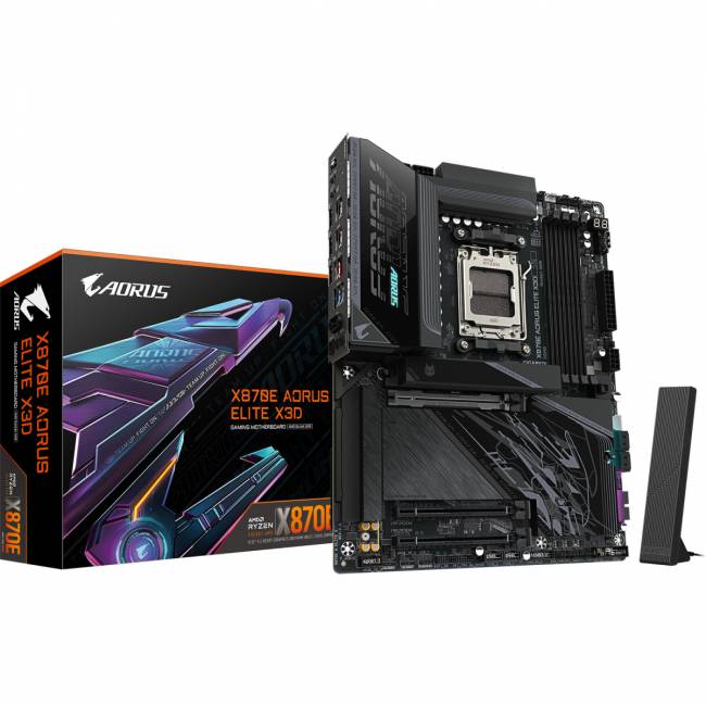 Материнская плата Gigabyte X870E AORUS ELITE X3D — для бизнеса и офиса
