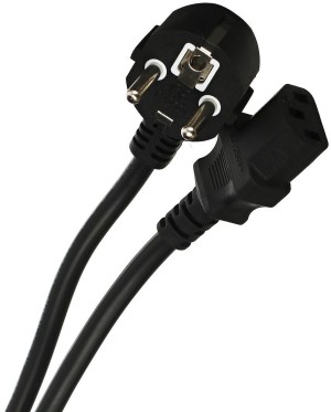 Кабель компьютер --> розетка 220V ( угловая Евровилка) <VDE> 3G*1.5mm2 VCOM <CE021-CU1.5-1.8> , 1,8м VCOM CE021-CU1.5-1.8M