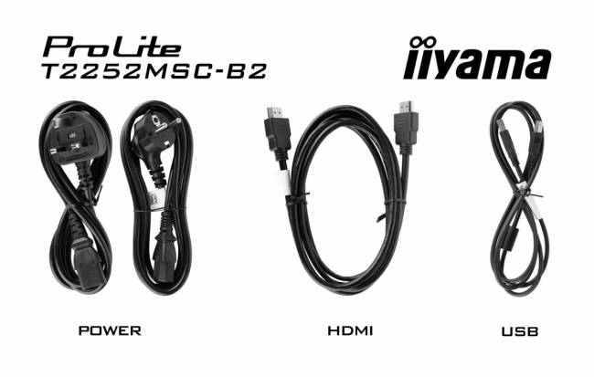 Монитор IIYAMA T2252MSC-B2 — для бизнеса и офиса