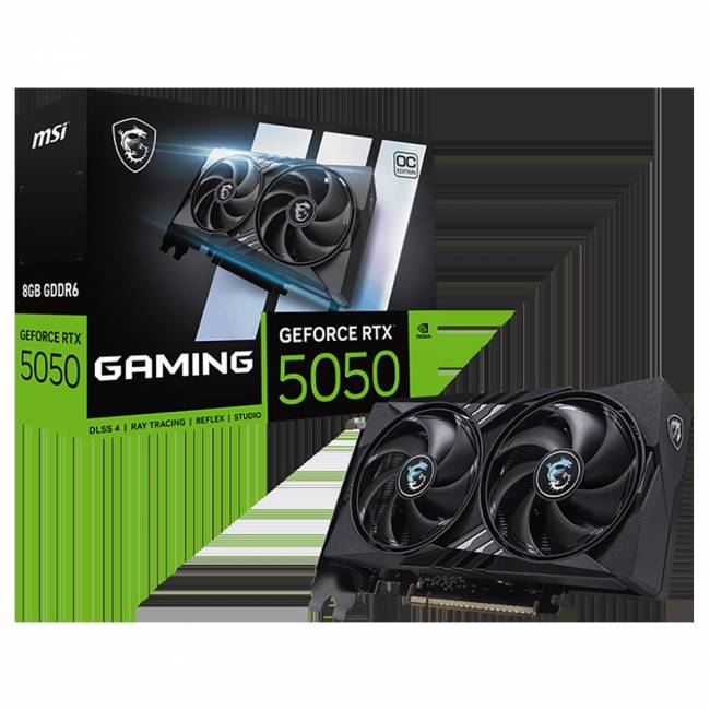 Видеокарта MSI RTX 5050 8G GAMING OC — для бизнеса и офиса