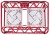 Подставка для ноутбука STM IP33 Red STM IP33 Red