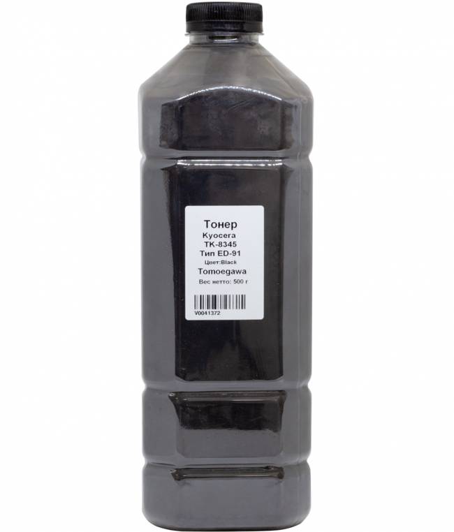 Тонер Tomoegawa для Kyocera, Тип ED-91, Bk, 500 г, канистра — для бизнеса и офиса