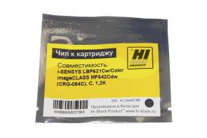 Чип Hi-Black к картриджу Canon i-SENSYS LBP621Cw/Color imageCLASS MF642Cdw (CRG-054C), C, 1,2K