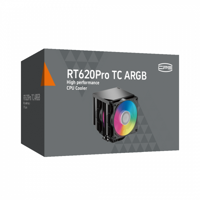 Кулер для процессора PCCooler RT620Pro TC ARGB BK Black — для бизнеса и офиса
