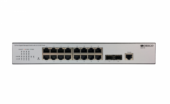 Коммутатор Origo OS3118/A2A — для бизнеса и офиса Коммутатор Origo OS3118/A2A — для бизнеса и офиса