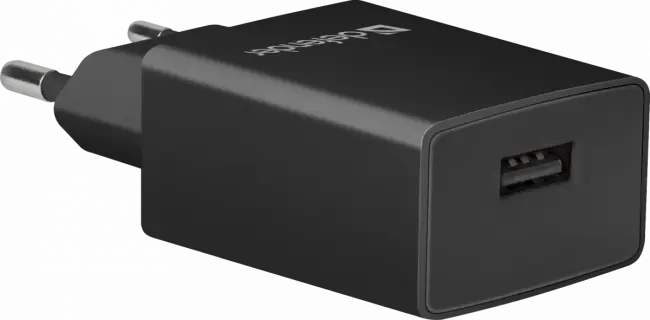 Defender Сетевой адаптер EPA-10 черный, 1xUSB, 5V/2.1А, пакет Defender 83572 — для бизнеса и офиса
