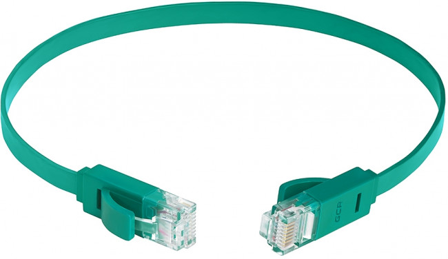 Greenconnect Патч-корд PROF плоский прямой 0.3m, UTP медь кат.6, зеленый, позолоченные контакты, 30 AWG, ethernet high speed 10 Гбит/с, RJ45, T568B Greenconnect RJ45(m) - RJ45(m) Cat. 6 U/UTP PVC 0.3м зелёный — для бизнеса и офиса Greenconnect Патч-корд PROF плоский прямой 0.3m, UTP медь кат.6, зеленый, позолоченные контакты, 30 AWG, ethernet high speed 10 Гбит/с, RJ45, T568B Greenconnect RJ45(m) - RJ45(m) Cat. 6 U/UTP PVC 0.3м зелёный — для бизнеса и офиса