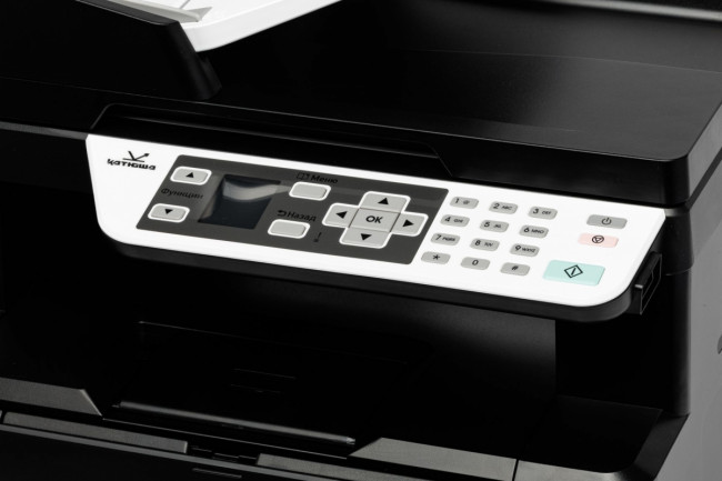 МФУ Катюша М133 (А4, МФУ лазерный C/P/S(цв), Ч/Б, 33 стр/мин А4, макс. разрешение печати 1200х1200 dpi; процессор 1000 МГц, оперативная память 512МБ RAM, двусторонняя печать 8 стр/мин А4., лоток подачи 250 листов (60-120 г/м2 ), обходной лоток 10 листов ( — для бизнеса и офиса