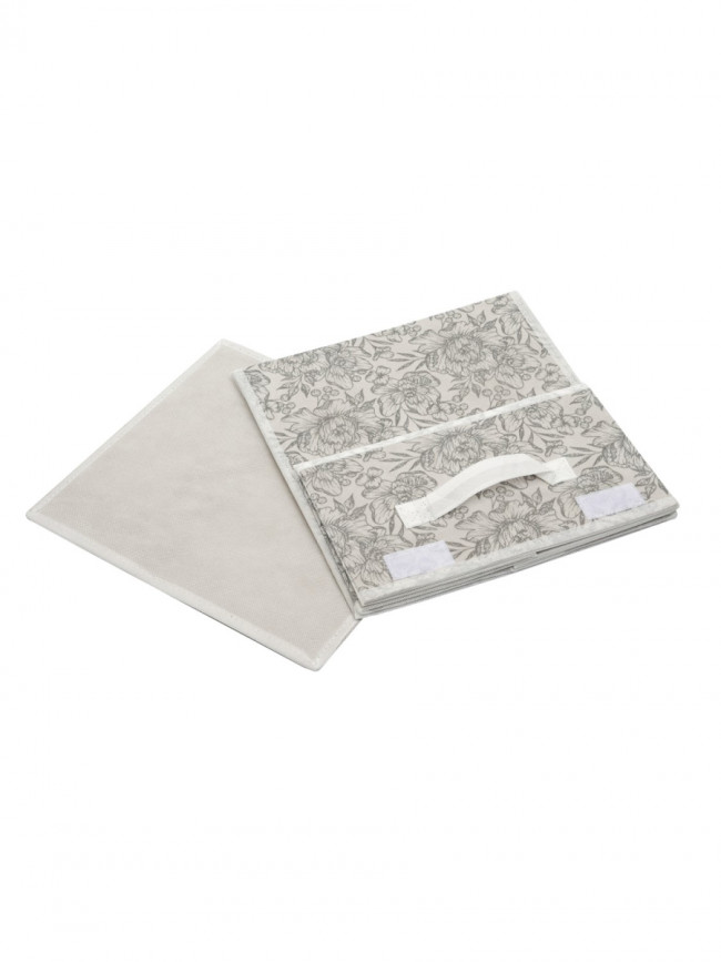 Короб для хранения Короб для хранения Grey Flower 28x30x16