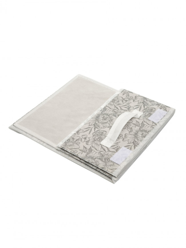 Короб для хранения Короб для хранения Grey Flower 28x30x16