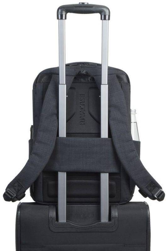Рюкзак для ноутбука 17.3" Riva 8365 BLACK — для бизнеса и офиса