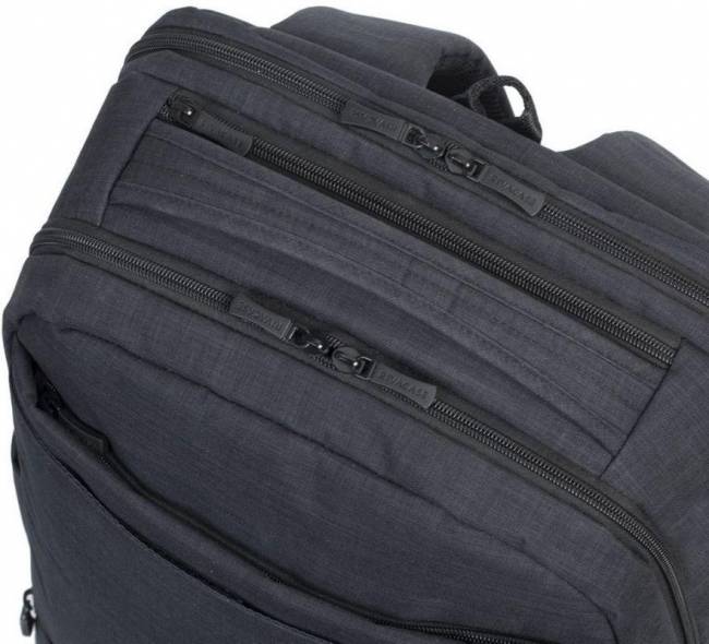 Рюкзак для ноутбука 17.3" Riva 8365 BLACK — для бизнеса и офиса