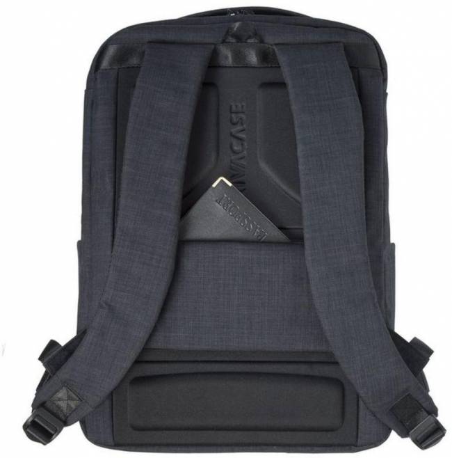 Рюкзак для ноутбука 17.3" Riva 8365 BLACK — для бизнеса и офиса
