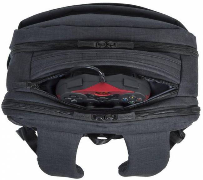 Рюкзак для ноутбука 17.3" Riva 8365 BLACK — для бизнеса и офиса