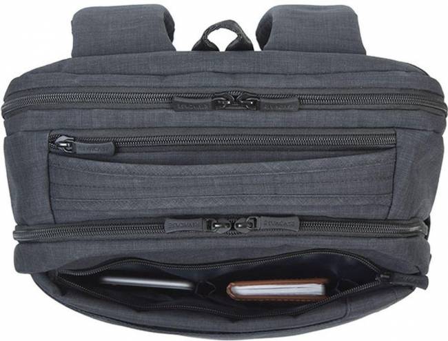 Рюкзак для ноутбука 17.3" Riva 8365 BLACK — для бизнеса и офиса