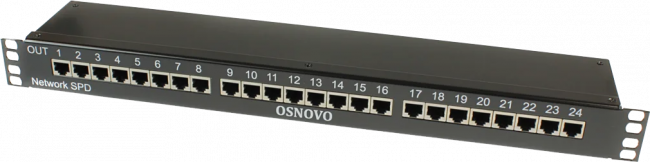 Грозозащита OSNOVO SP-IP24/1000R — для бизнеса и офиса Грозозащита OSNOVO SP-IP24/1000R — для бизнеса и офиса