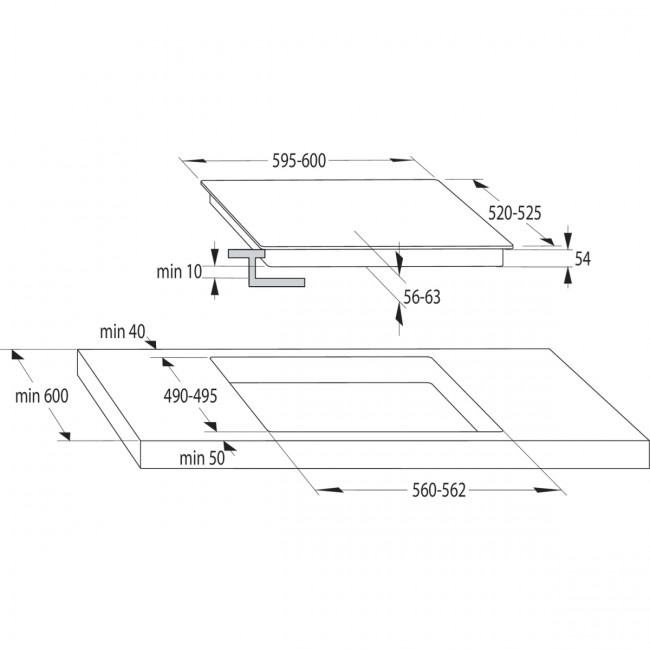 Встраиваемые индукционные панели GORENJE Встраиваемая индукционная варочная панель Gorenje IT643BX7
