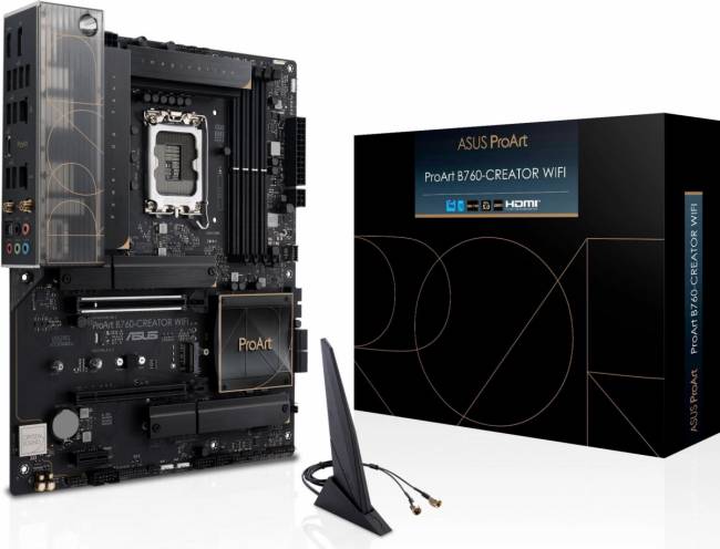 Материнская плата ASUS PROART B760-CREATOR WIFI — для бизнеса и офиса