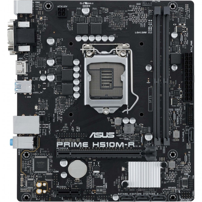 Материнская плата ASUS PRIME H510M-R-SI (90MB18C0-M0ECY0) — для бизнеса и офиса